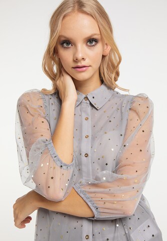 myMo at night Blouse in Lila