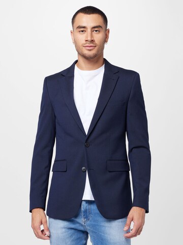 BURTON MENSWEAR LONDON Regular Fit Sakko in Blau: predná strana