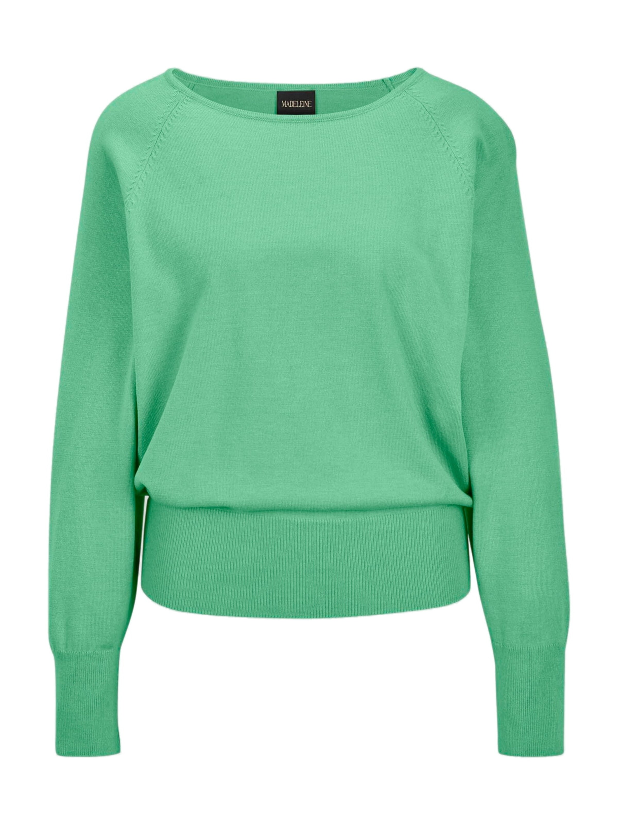 MADELEINE Pullover in Grün: Vorderseite