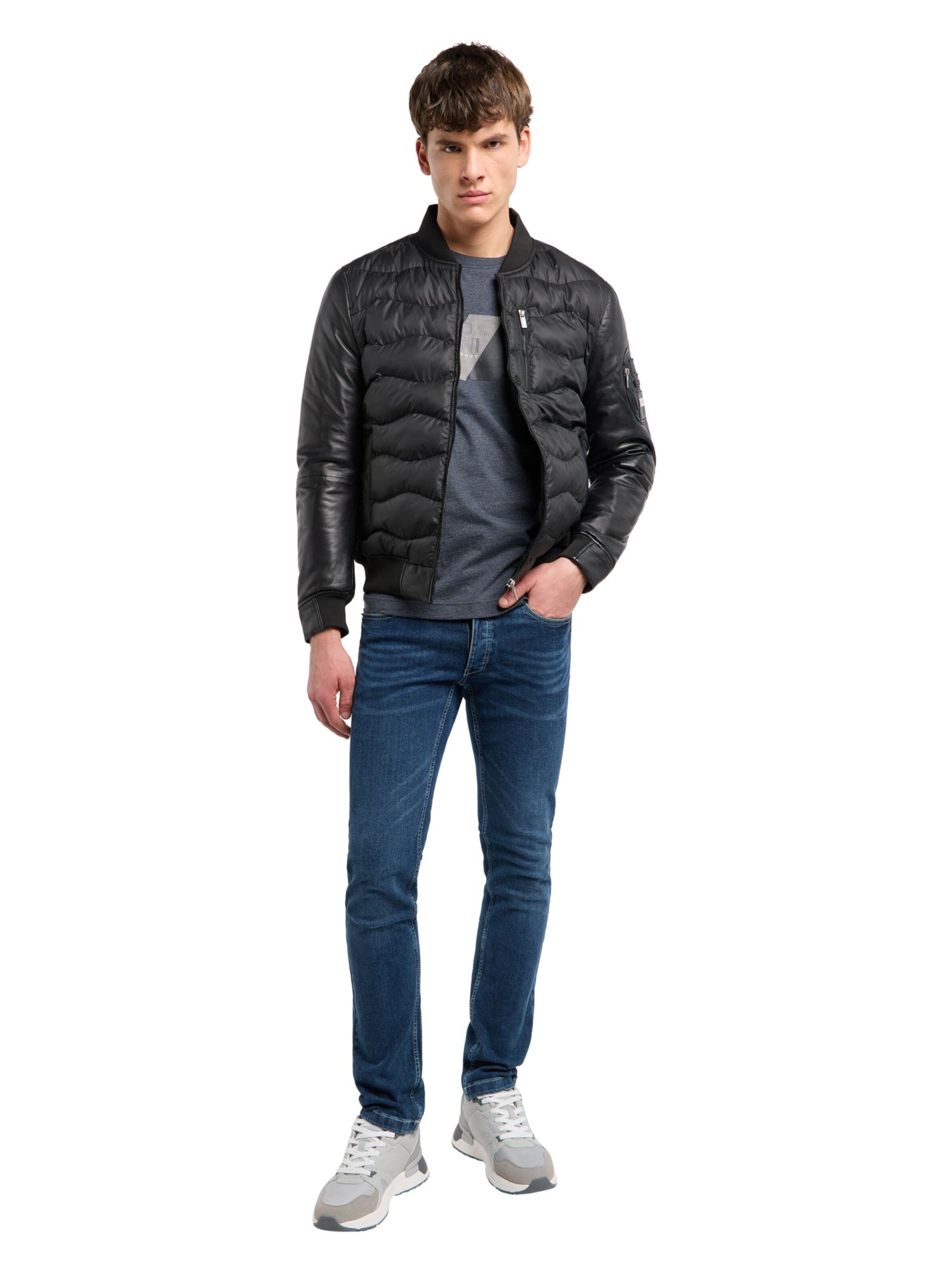 Bruno Banani Winter Jacket 'Groves' in Black: front