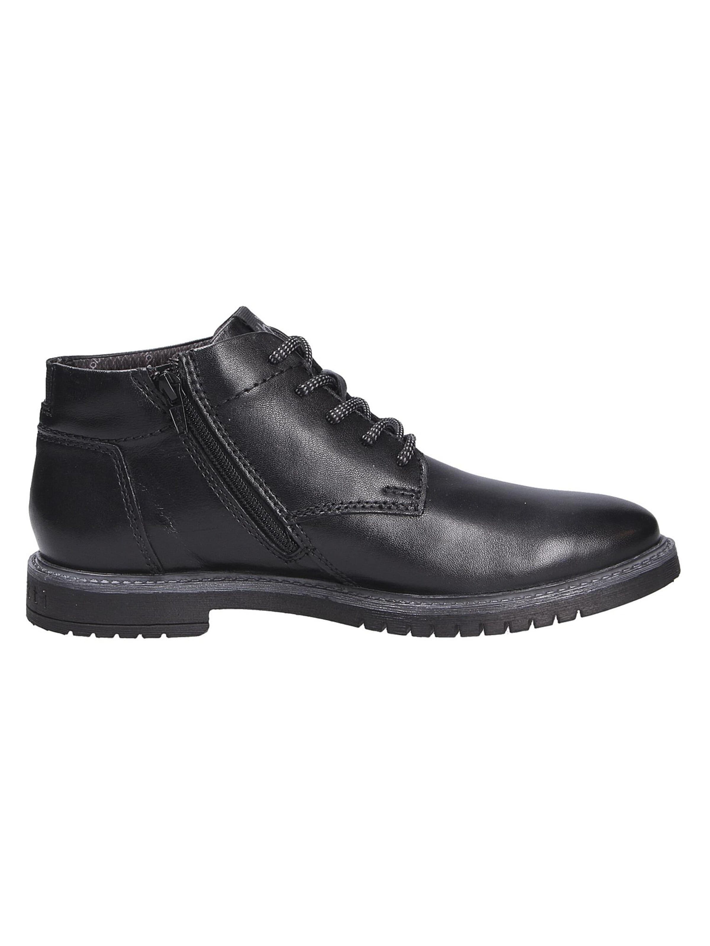 bugatti Lace-Up Boots in Black