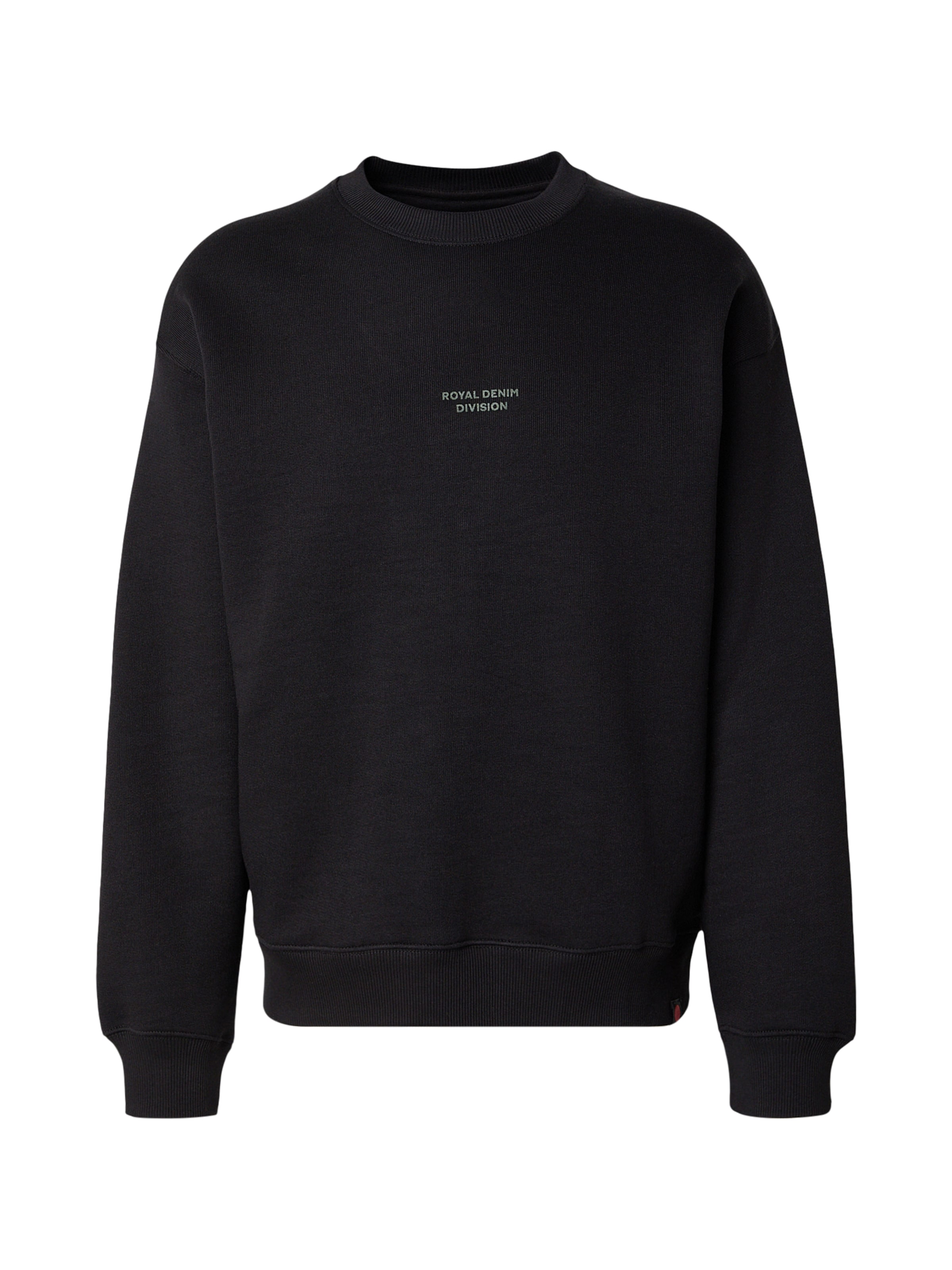 Sweat-shirt 'RDDALBERT' R.D.D. ROYAL DENIM DIVISION en noir : devant