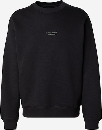 Sweat-shirt 'RDDALBERT' R.D.D. ROYAL DENIM DIVISION en noir : devant