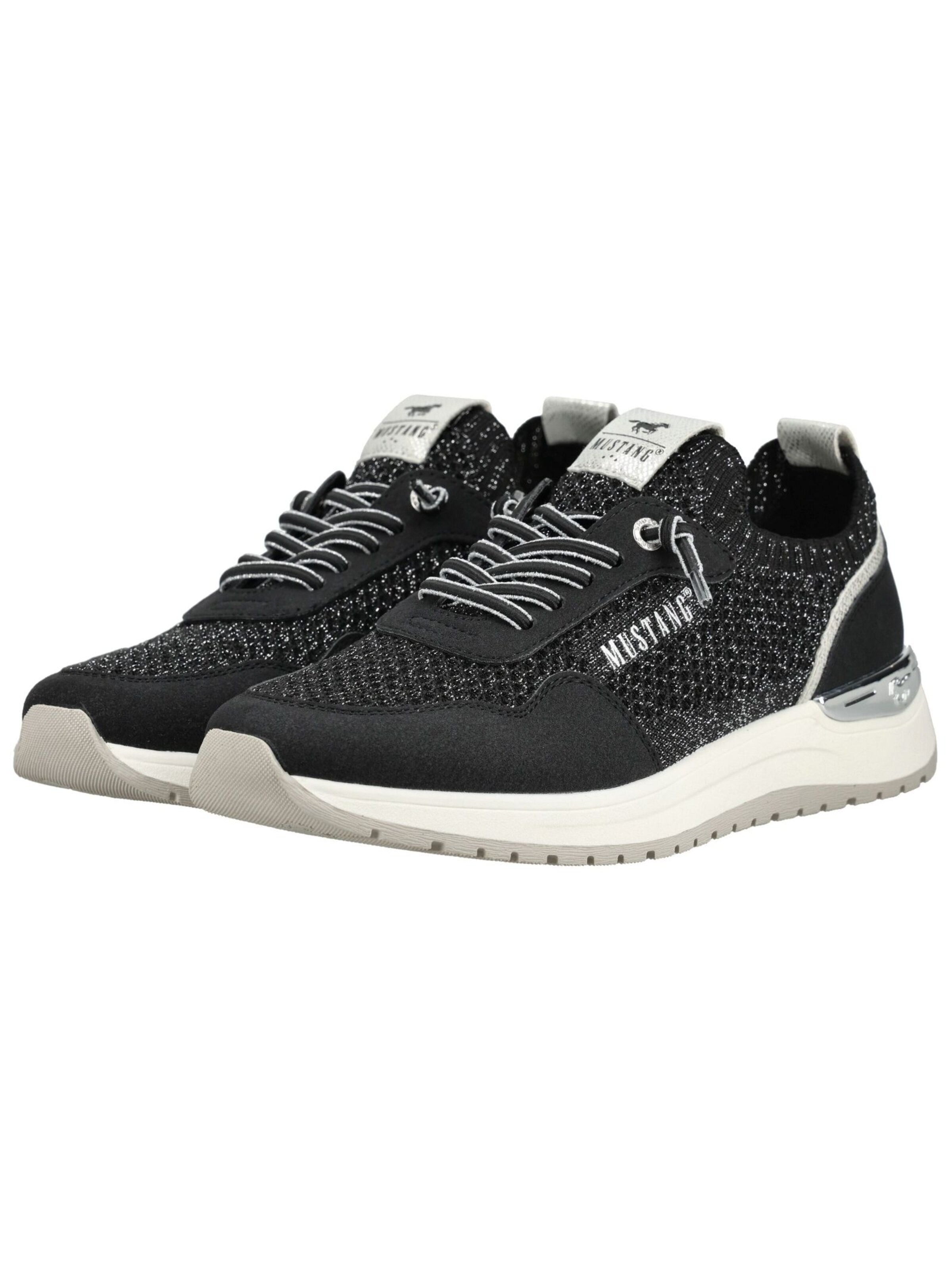 MUSTANG Sneakers laag in Zwart