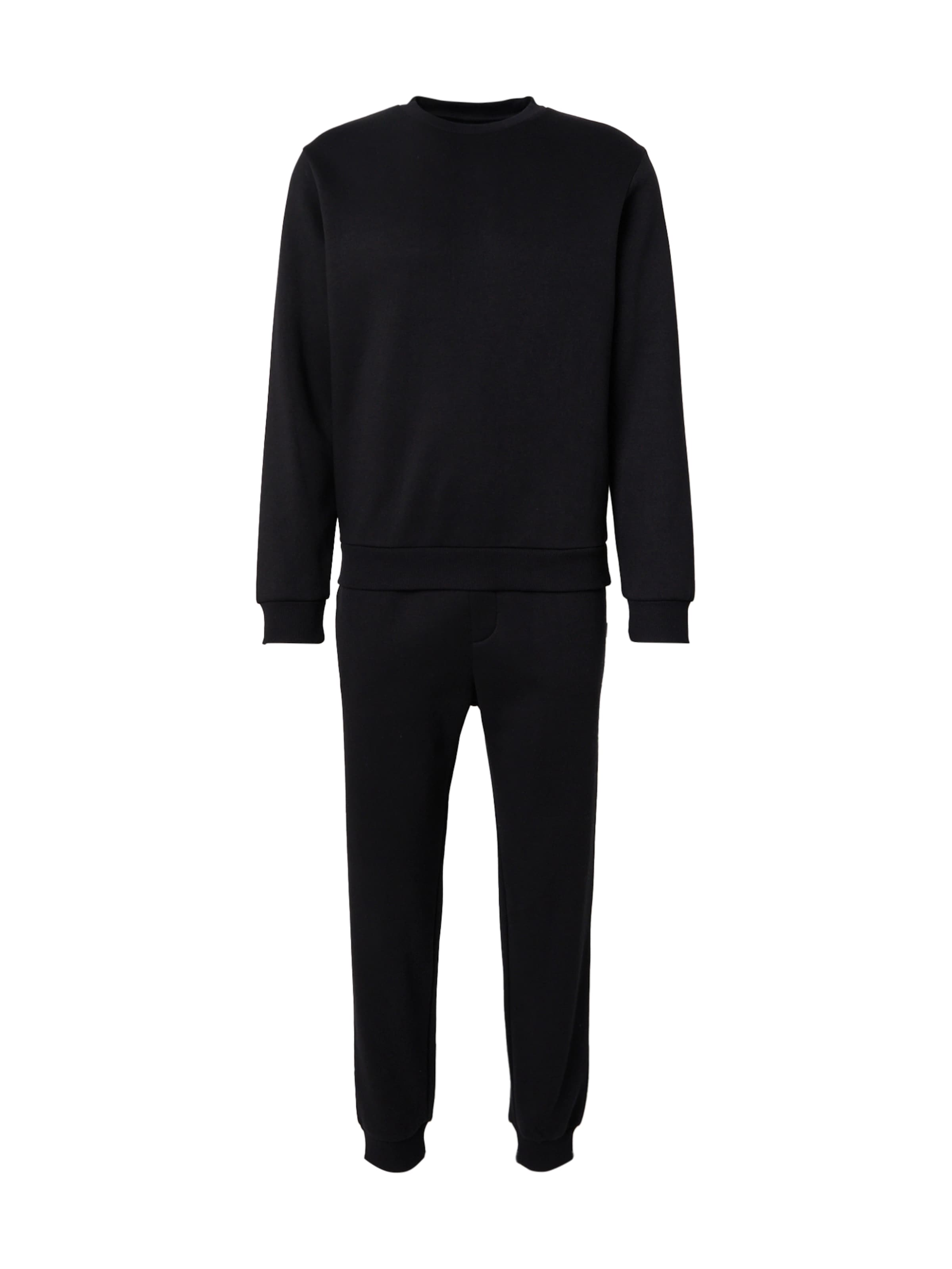 Tuta da jogging 'JJEBRADLEY' di JACK & JONES in nero: frontale