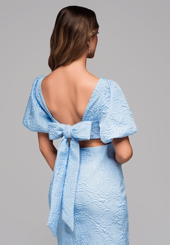 Robe de soirée Ombre en bleu