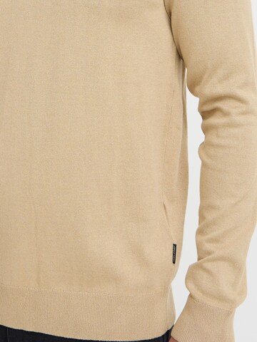 BLEND Strickpullover in Braun