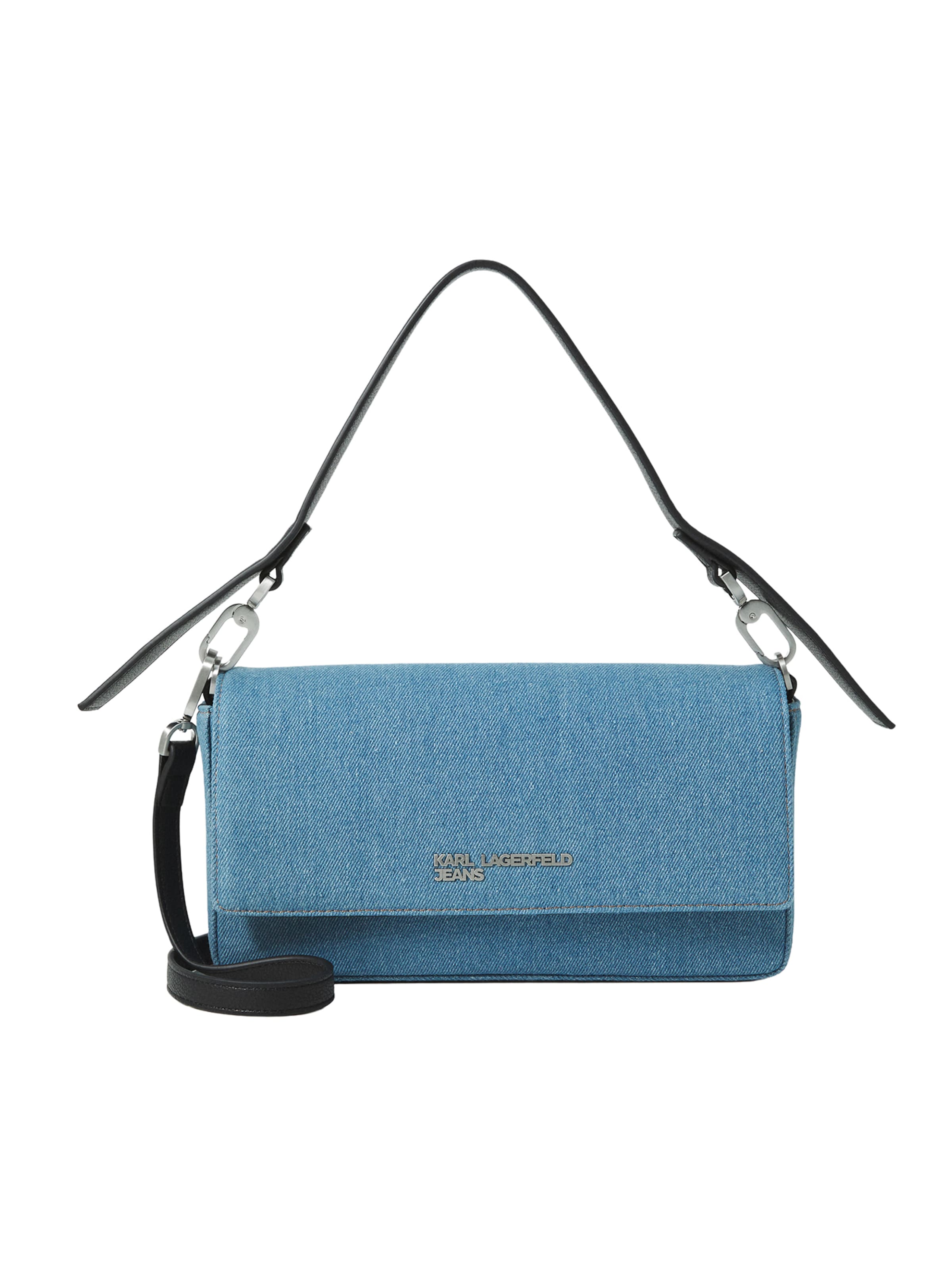 KARL LAGERFELD JEANS Наплечная сумка в Синий: спереди