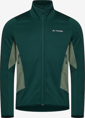 VAUDE Funktionsfleecejacke 'Monviso' in Grün: Vorderseite