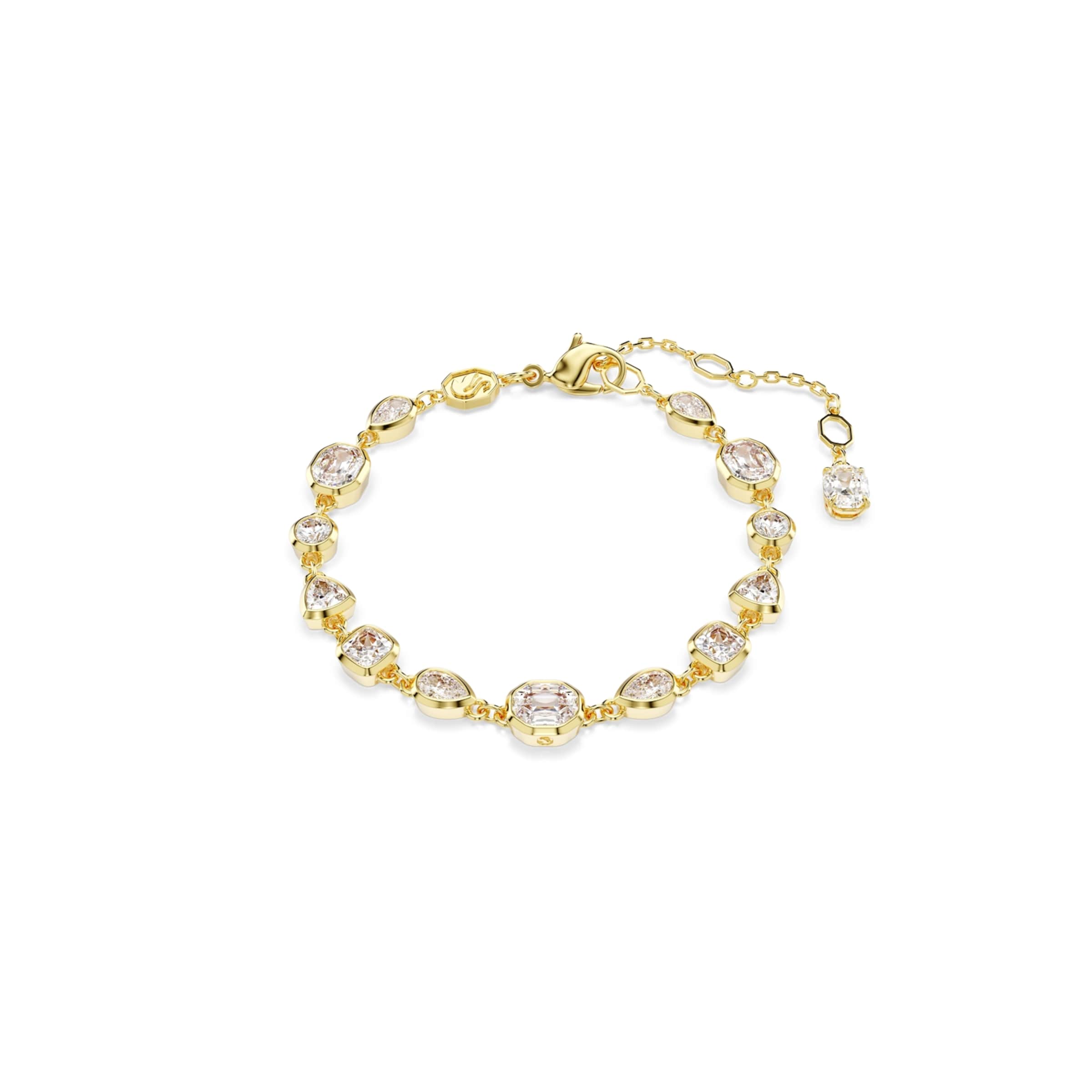 Swarovski Armband in Gold: Vorderseite