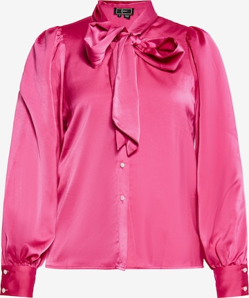 faina - Blusa em rosa: frente