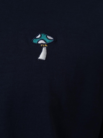Bavarian Caps Shirt 'Schlümpfe: Ned Hudeln' in Blue