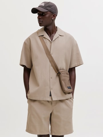 Comfort fit Camicia 'JJGLOBAL' di JACK & JONES in verde: frontale