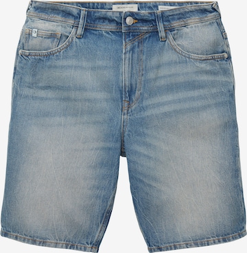 TOM TAILOR DENIM Shorts in Blau: predná strana