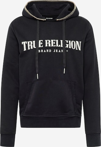 True Religion Sweatshirt in Black: front