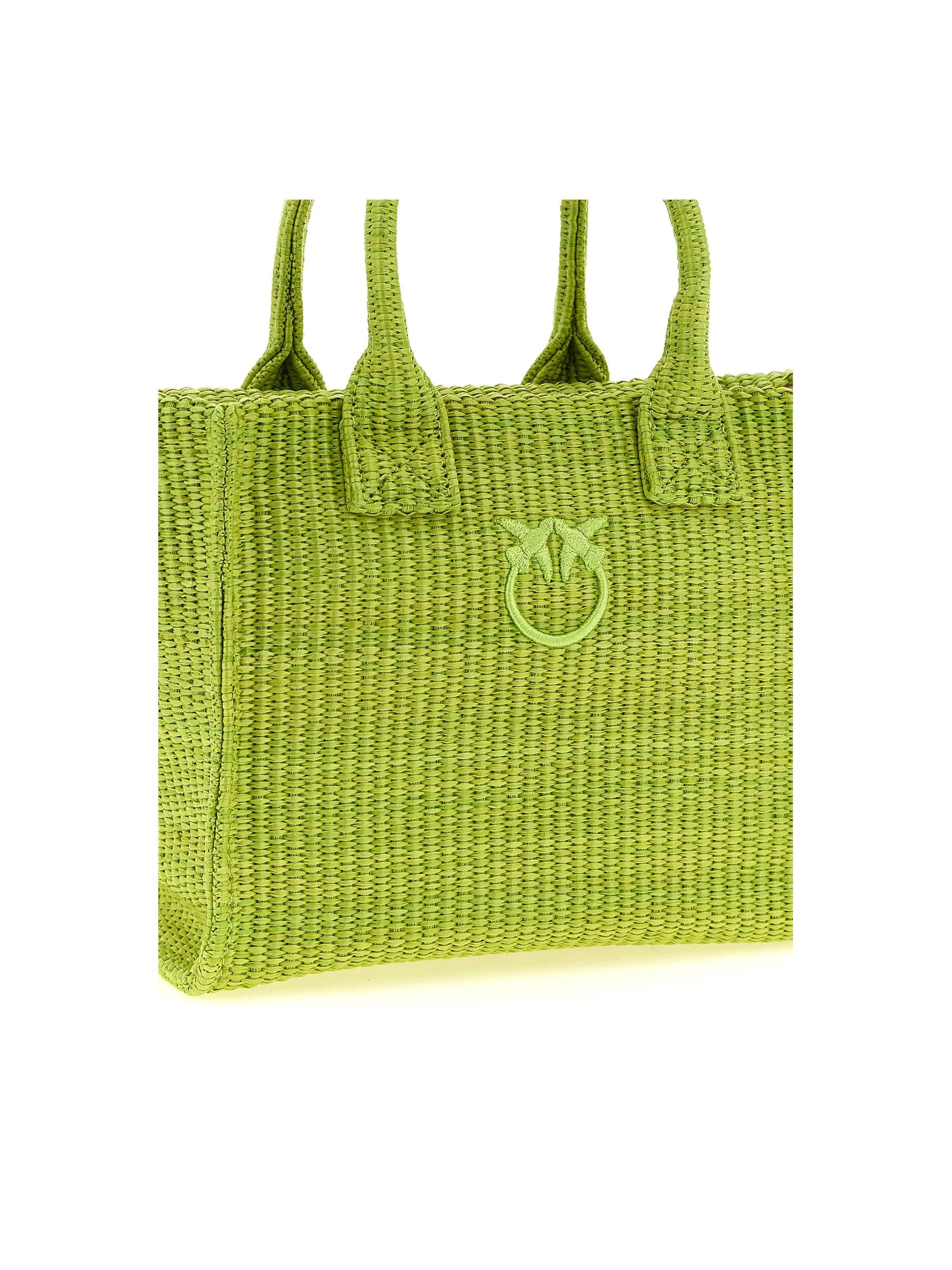 Shopper '106832 A39Y' di PINKO in verde