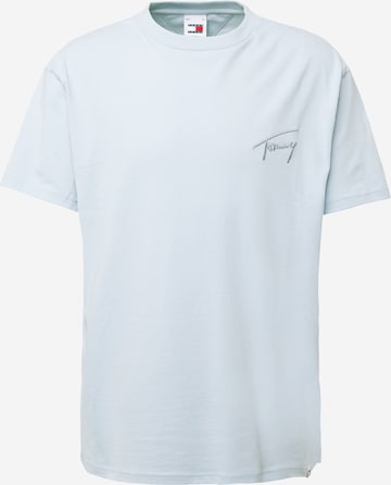 T-Shirt Tommy Jeans en bleu : devant