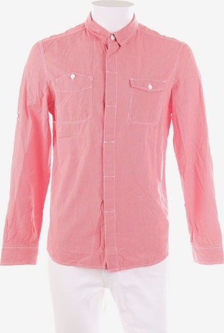 CLOCKHOUSE Button Up Shirt in S in Red: front