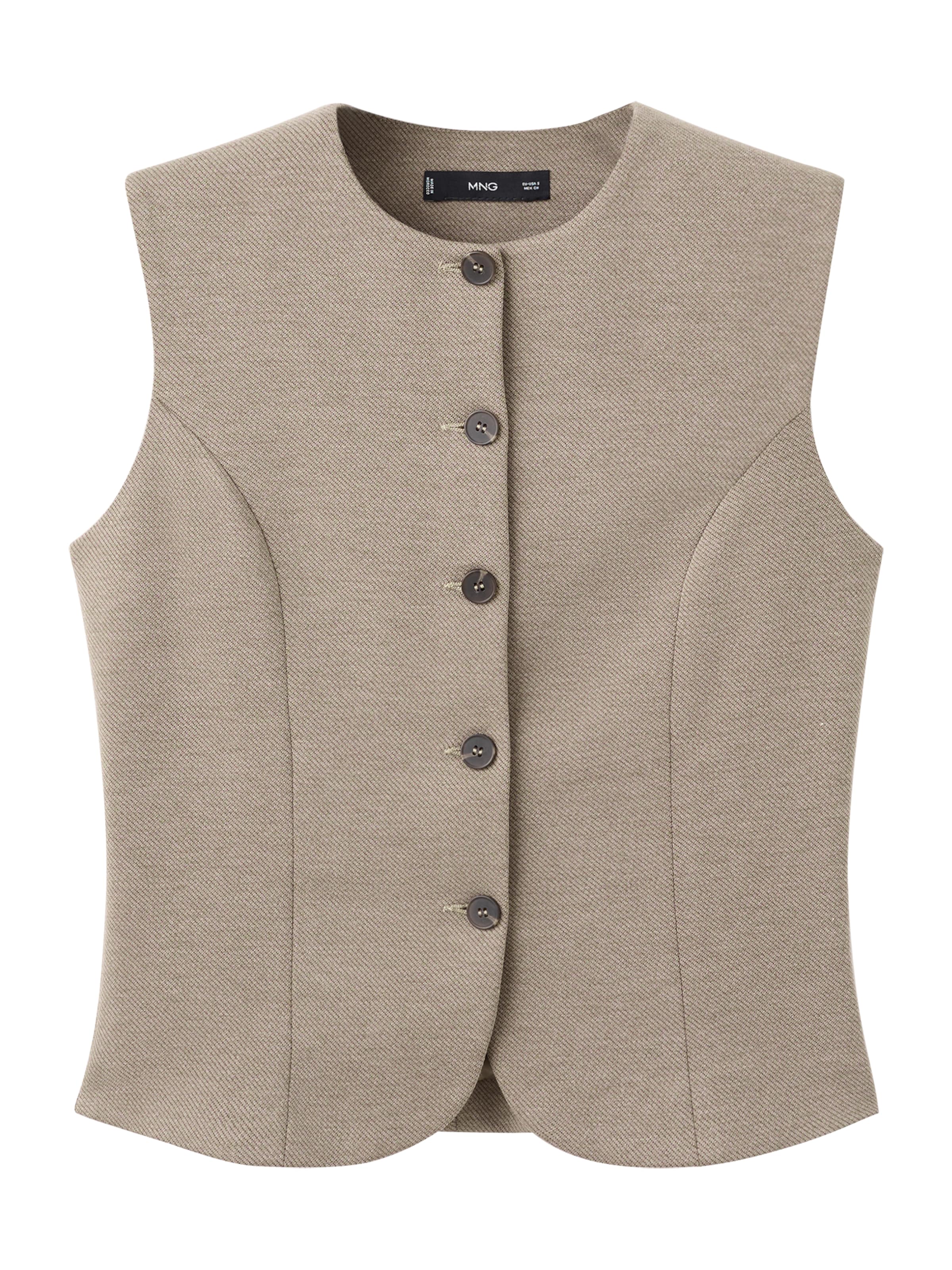 MANGO Liivi 'LUCA' värissä ruskea: etupuoli