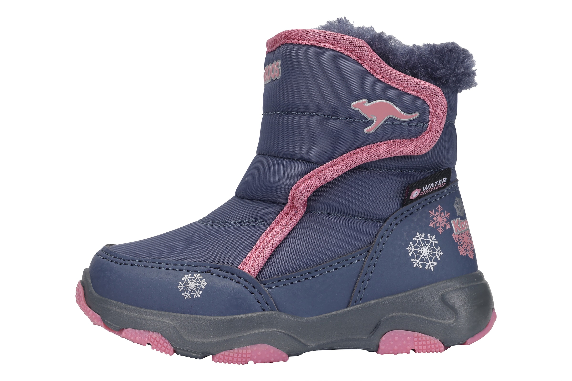 KangaROOS Snow Boots in Blue: front