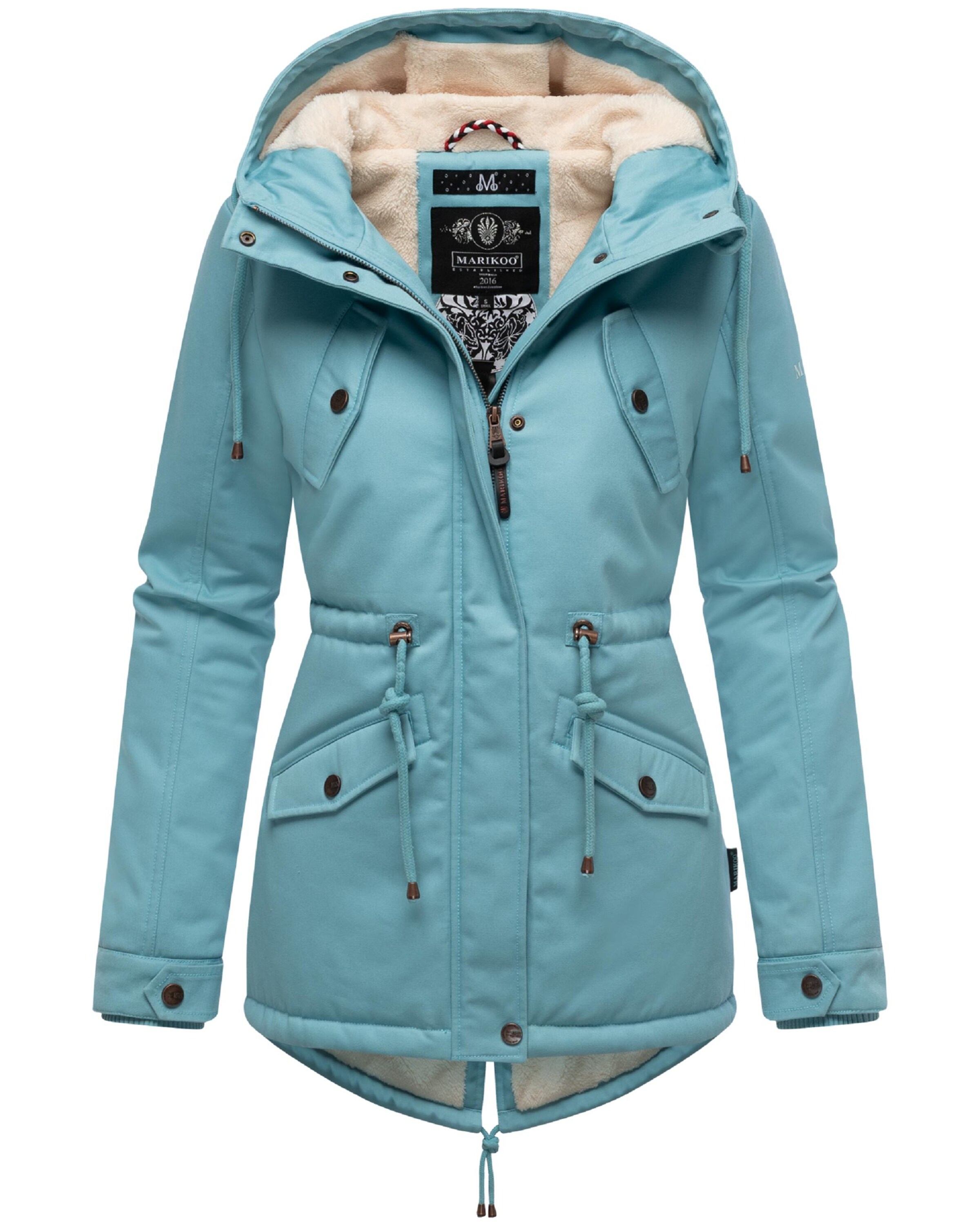 MARIKOO Зимняя парка 'Manolya' в Синий