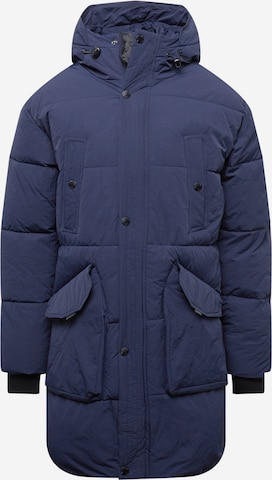 INDICODE JEANS Winterparka 'Gazelle' in Blau: predná strana