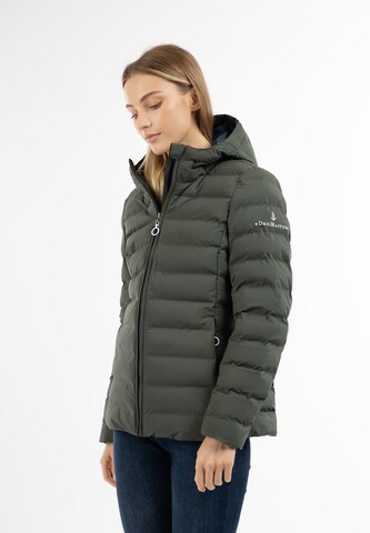 DreiMaster Maritim Winter Jacket in Green: front