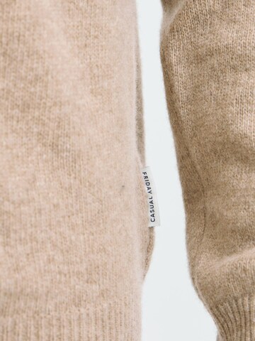 Casual Friday - Jersey 'CFKarl' en beige