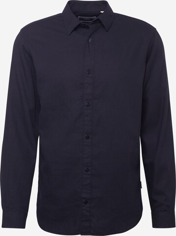 JACK & JONES Button Up Shirt 'ORION' in Black: front