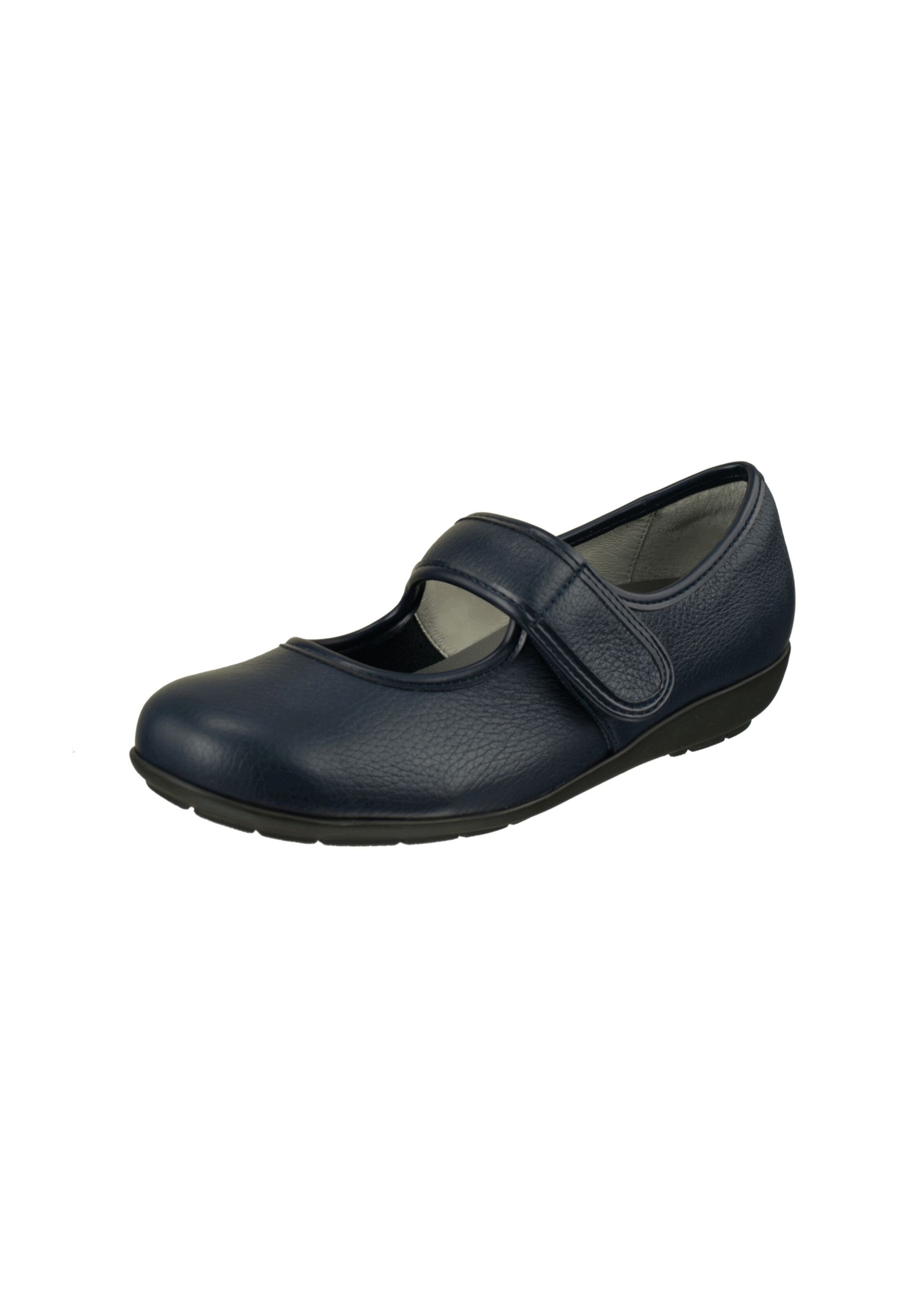 Natural Feet Strap ballerina 'Susanne' in Blue: front
