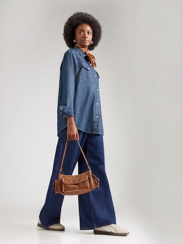 WRANGLER Блуза 'HERITAGE' в синьо