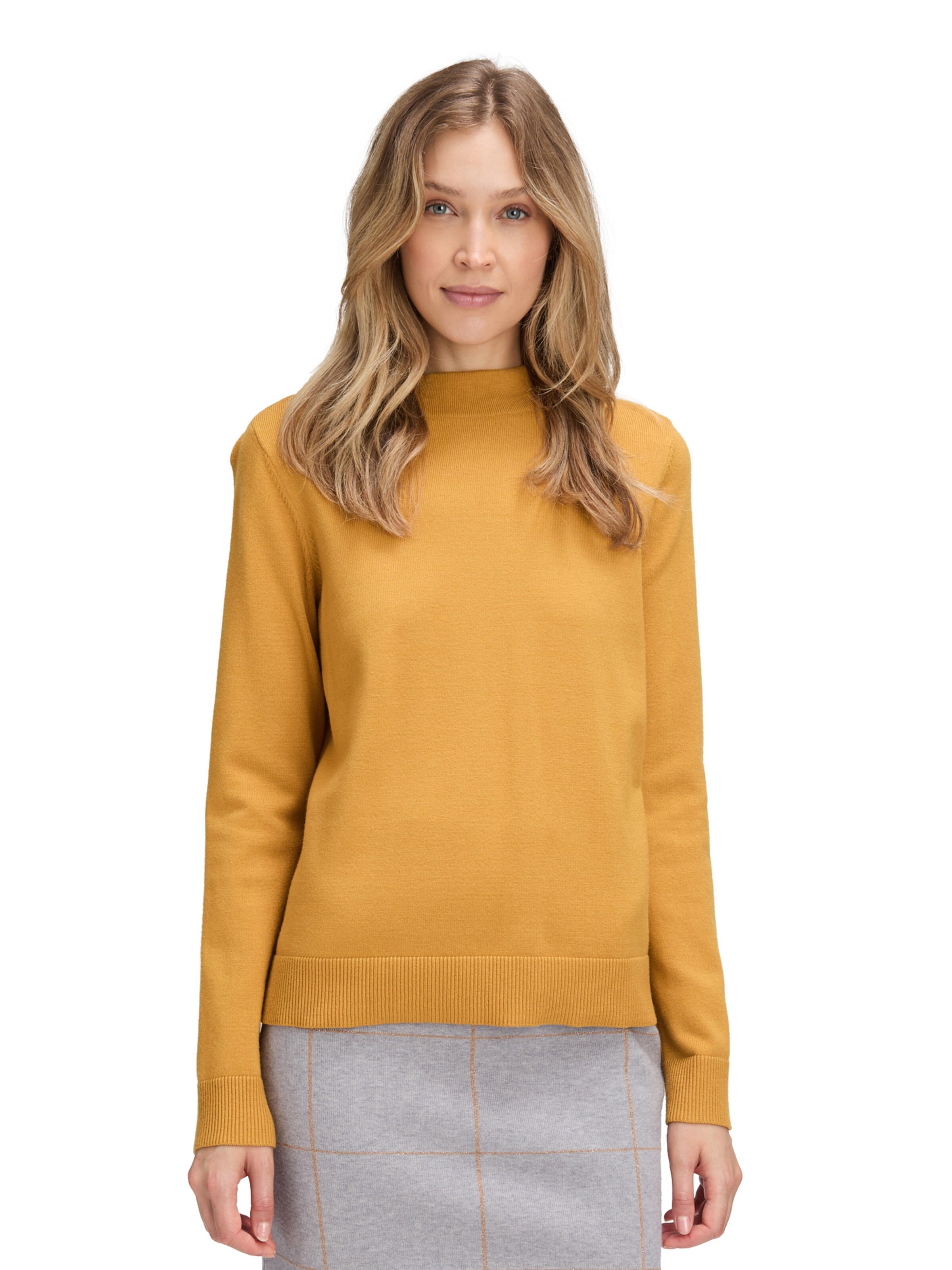 Pull-over Betty Barclay en jaune : devant