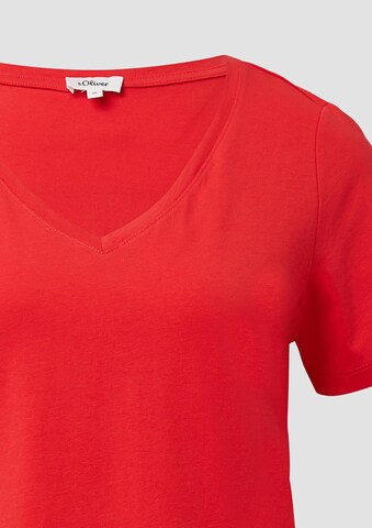 s.Oliver T-Shirt in Rot