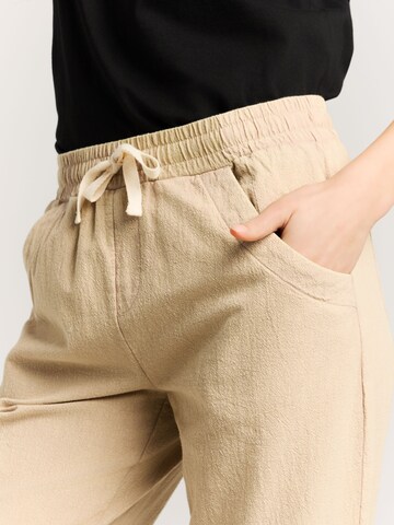 PROTEST Regular Pants 'PRTExline' in Beige