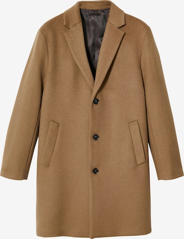 MANGO MAN Between-Seasons Coat 'Dalan' in Brown: front