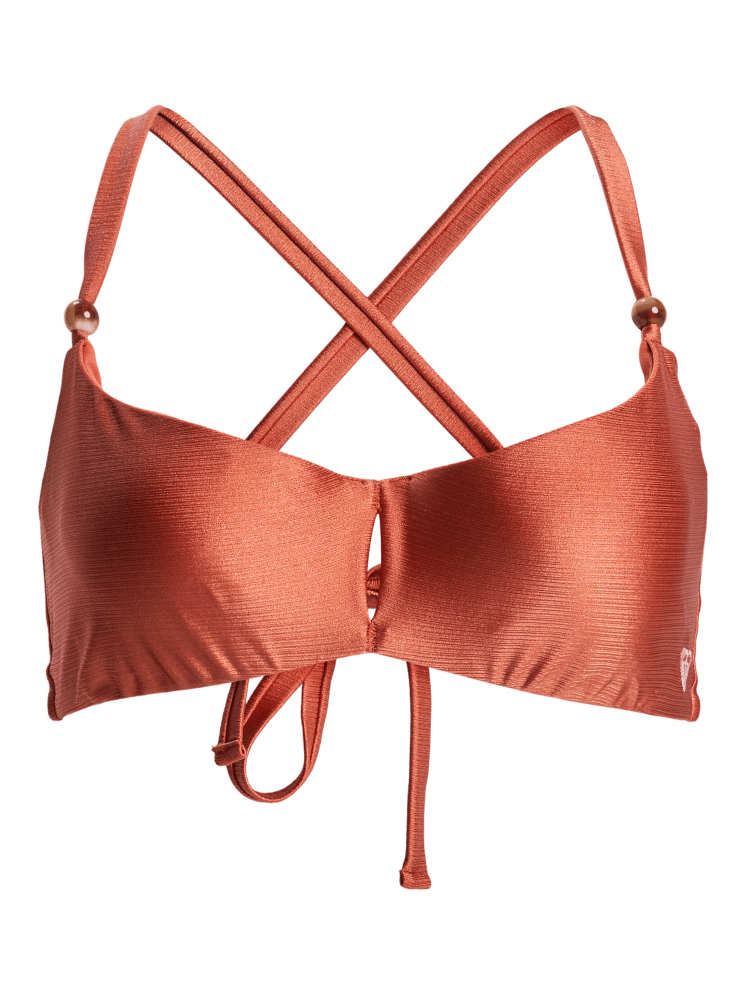 ROXY Bustier Bikinitop 'Beachside Bohemia' in Orange: Vorderseite