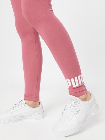 PUMA Skinny Sporthose in Lila