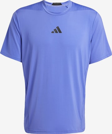 ADIDAS PERFORMANCE - Camiseta funcional 'Designed-for-Training Intensity' en azul: frente