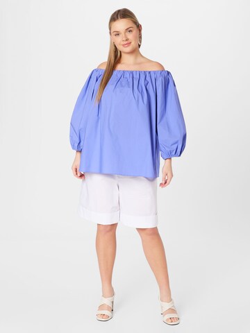 Persona by Marina Rinaldi Bluse 'BIS' in Blau