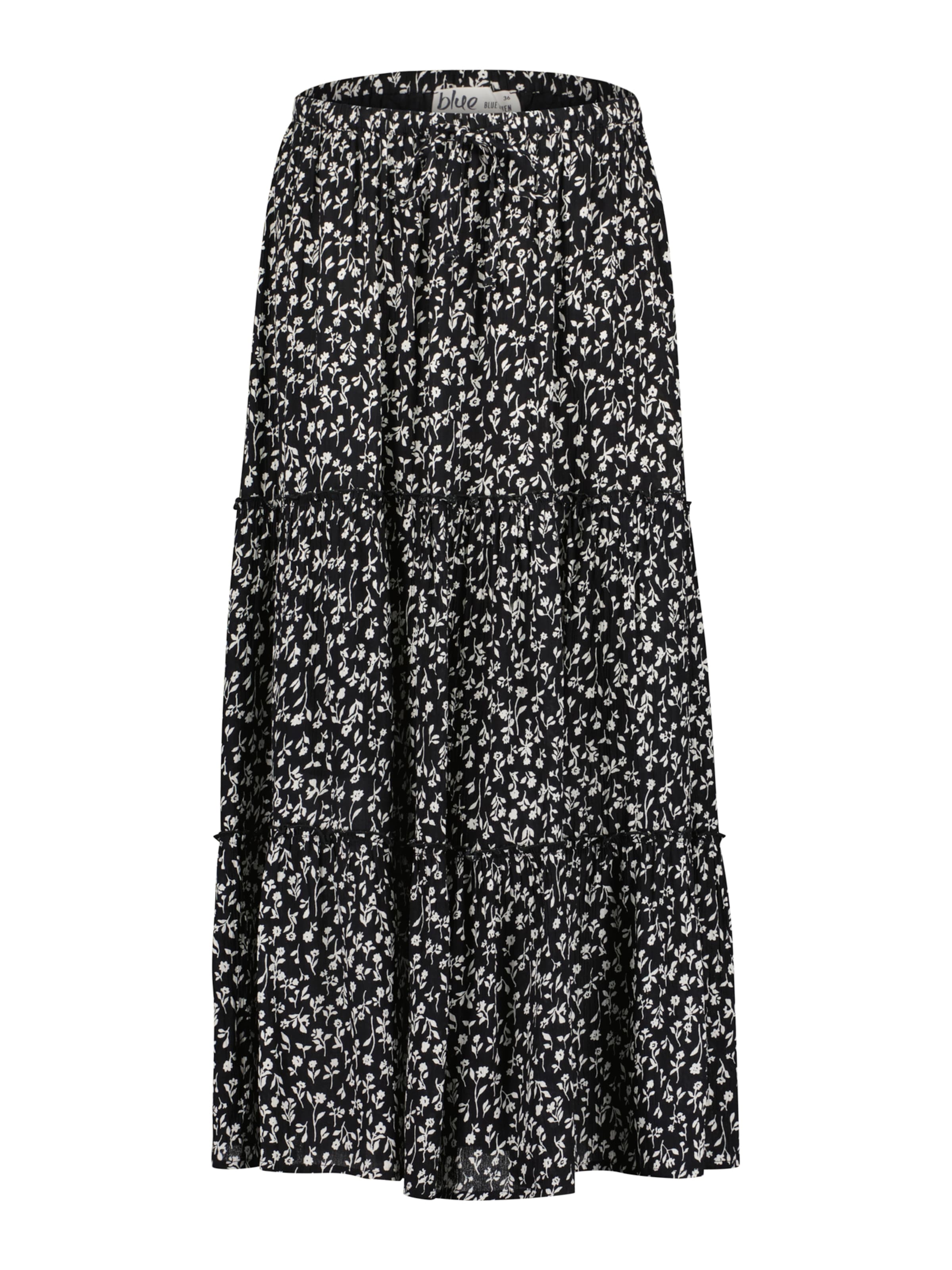 BLUE SEVENSuknja - crna boja: prednji dio