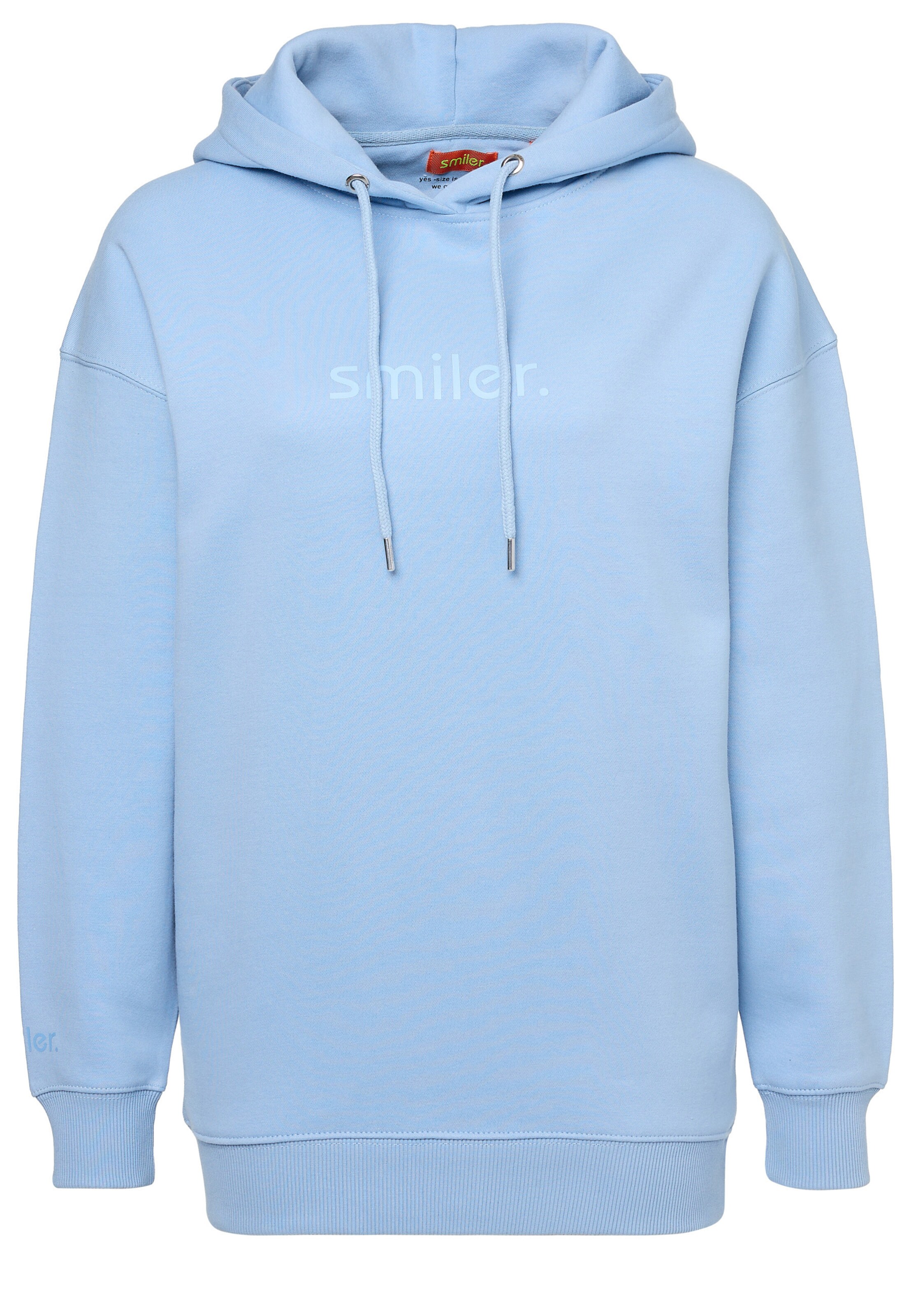 smiler. Sweatshirt in Blue: front