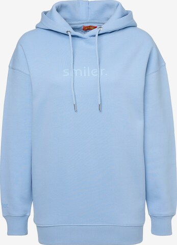 smiler. Sweatshirt in Blue: front