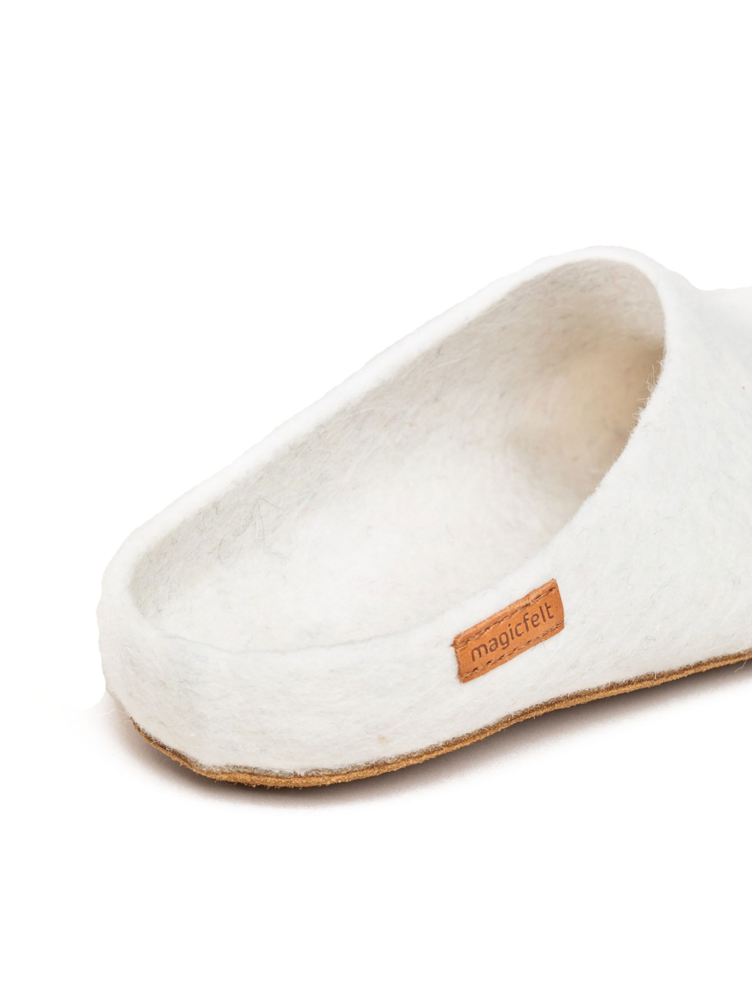 MagicFelt Hausschuh 'Filzpantoffel Magicfelt 713'‌‌‌‌‌‌‌‌‌ in Weiß