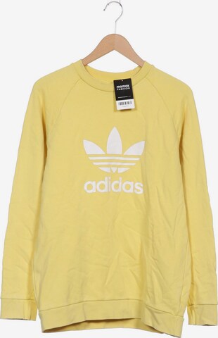 ADIDAS ORIGINALS Sweatshirt & Zip-Up Hoodie in M in Yellow: front