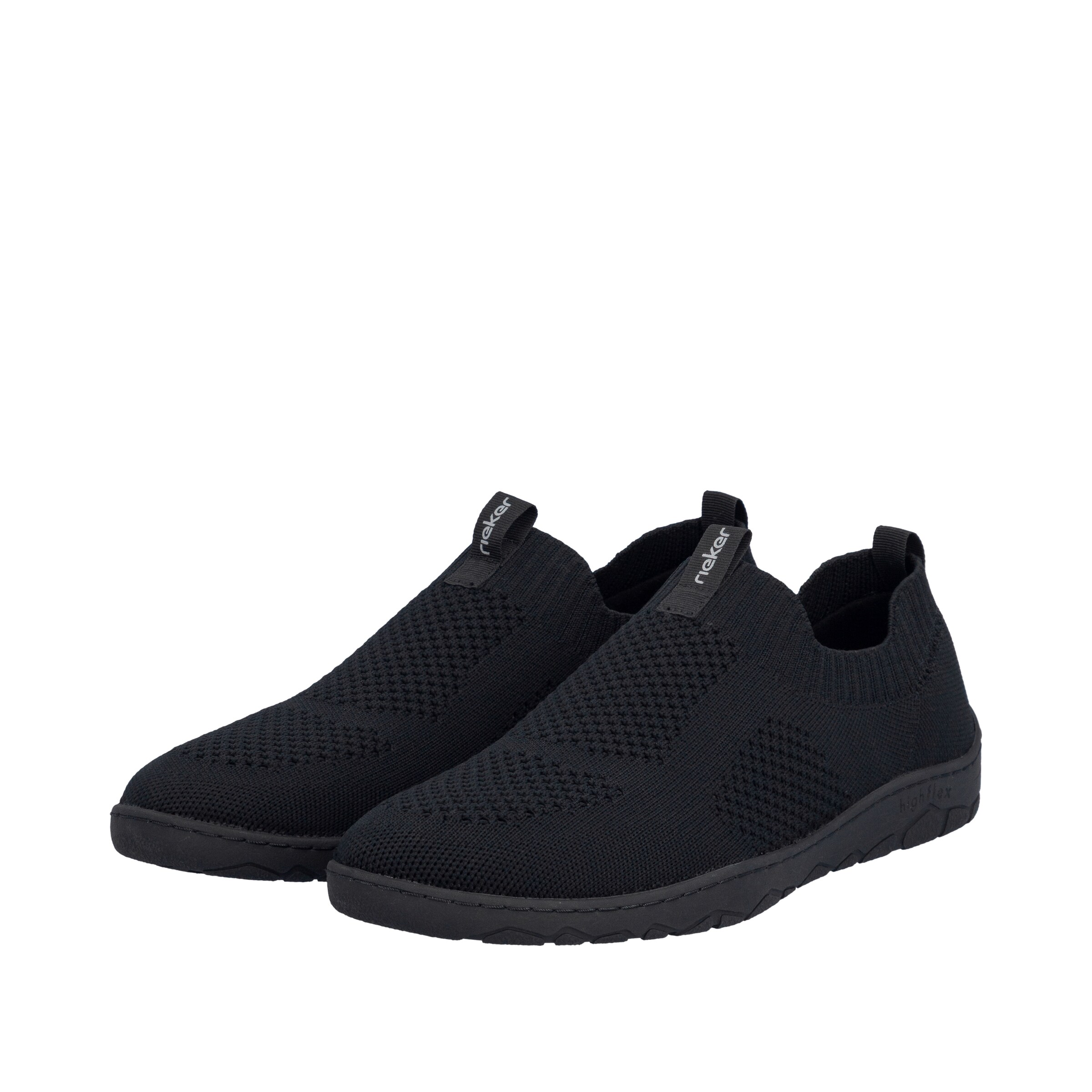 Rieker Slip-Ons in Black