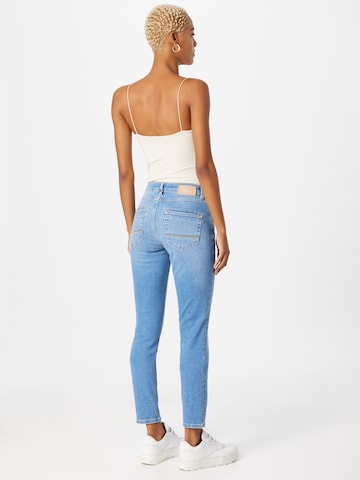 MOS MOSH Slimfit Jeans i blå