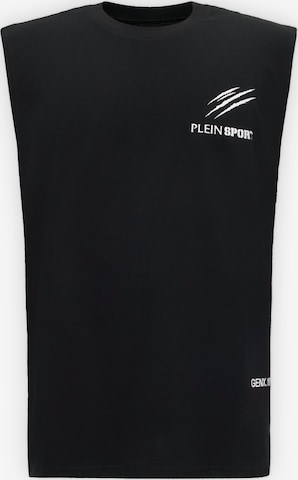 Plein Sport Тениска в черно: отпред
