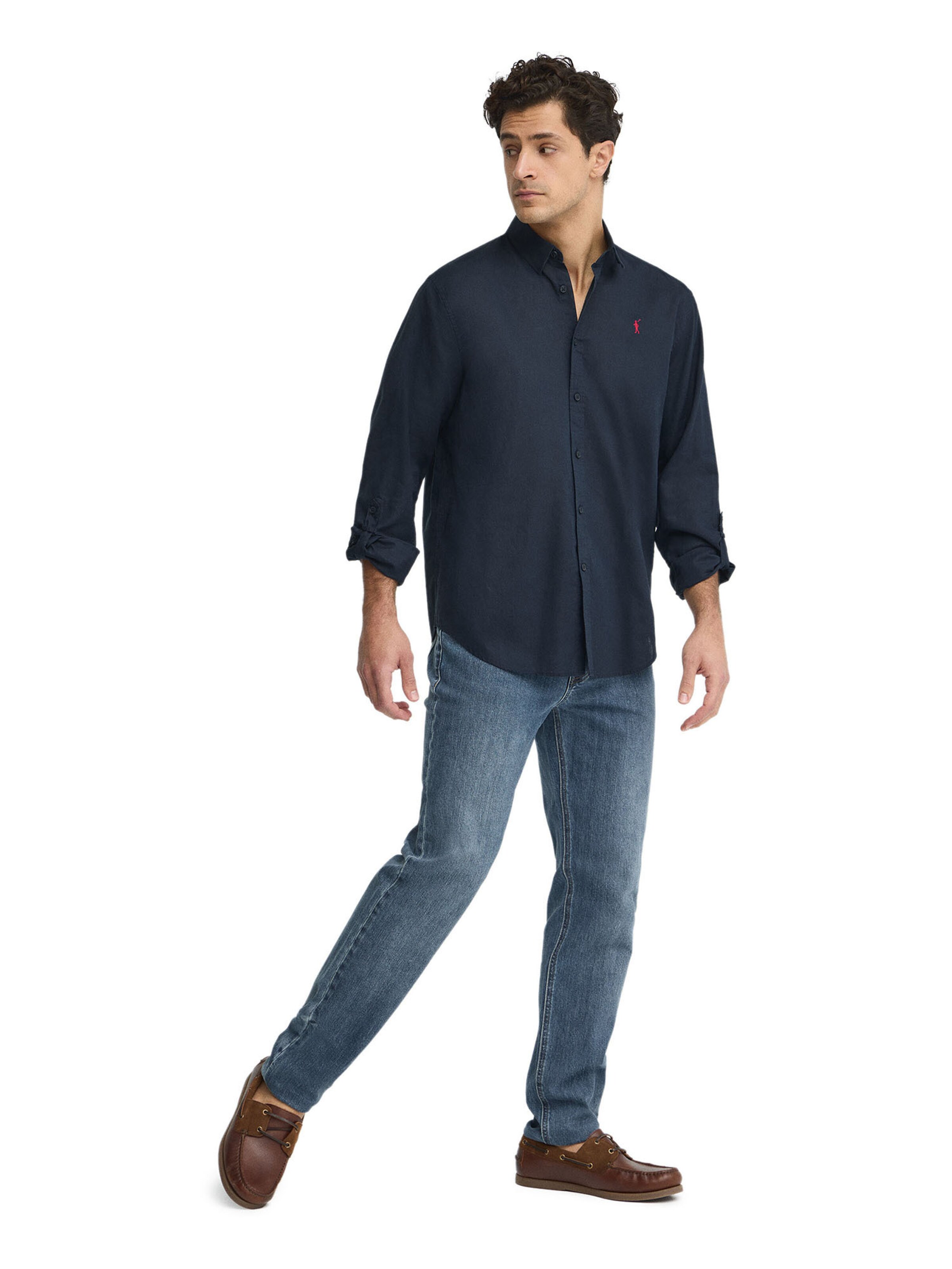 Polo Club Regular Fit Hemd in Blau