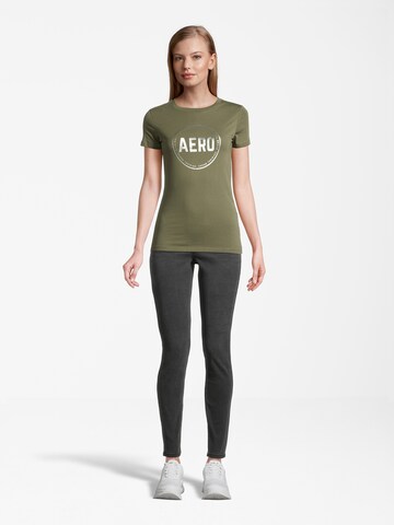 AÉROPOSTALE T-Shirt 'JUN' in Grün