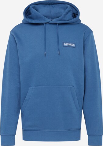 Sweat-shirt NAPAPIJRI en bleu : devant